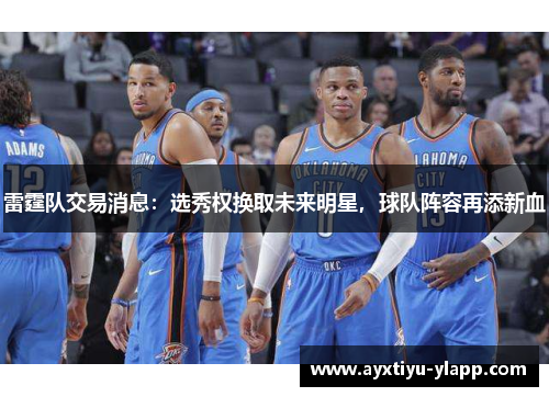 雷霆队交易消息：选秀权换取未来明星，球队阵容再添新血